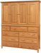 Amish Scenic Shaker Mule Chest #17 - J&M Woodworking - Solid Wood Amish Bedroom Furniture - Golden Oak Shaker Bedroom