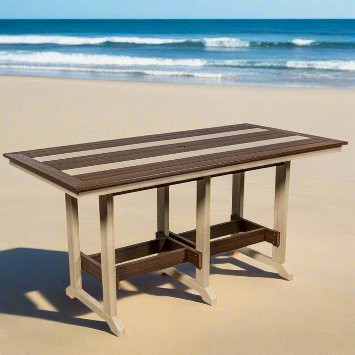 Amish Seabreak 36" x 72" Dining/ Counter/ Bar Table
Amish Made Poly 36" x 72" Table
Coastal Gray on Birchwood