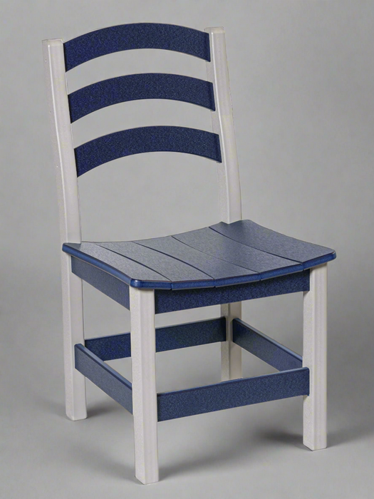 Amish Seabreak 9 Pc. 43" x 96" Dining Set
Amish Made Poly Dining Set
Patriot Blue on Light Gray