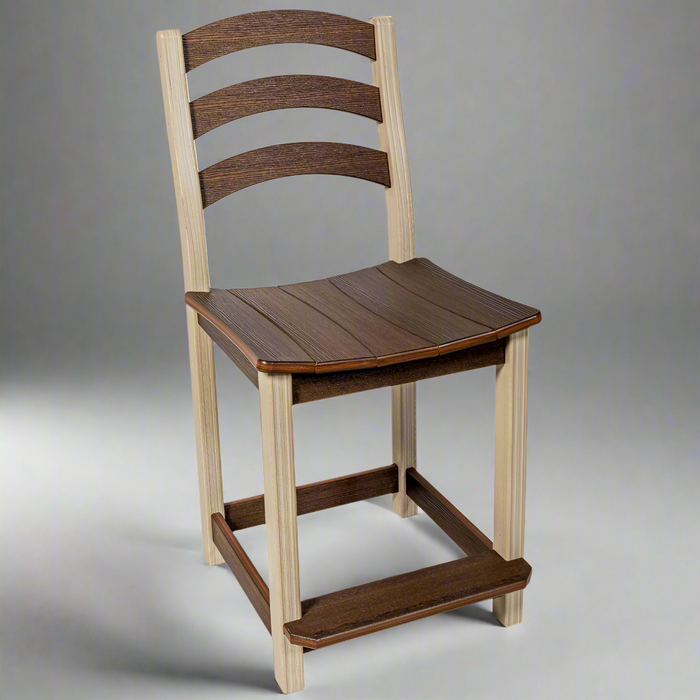 Amish Seabreak Bar Chair
Amish Made Poly Bar Chair
Brazilian Walnut on Birchwood