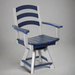 Amish Seabreak Swivel Chair w/ Arms
Amish Made Ploy Swivel Chair w/ Arms
Patriot Blue on Light Gray 