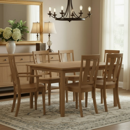 Amish Secrest Dining Set - Contemporary Amish Dining Set