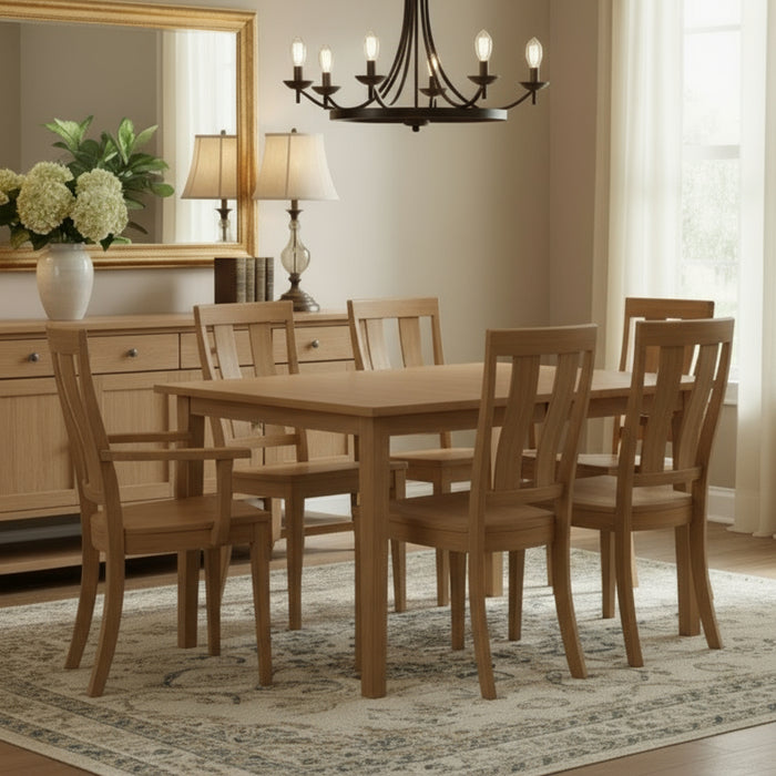 Amish Secrest Dining Set - Contemporary Amish Dining Set