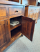 Amish Settlers Ridge 3-Door Hutch - Amish Solid Maple Hutch - OCS-113 Michaels Stain 2