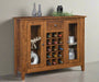 Amish Settlers Ridge Wine Cabinet
