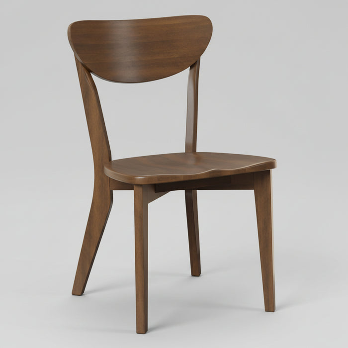 Amish Seymour Dining Set Single Pedestal Table & Chair Sets Mid-Century Modern