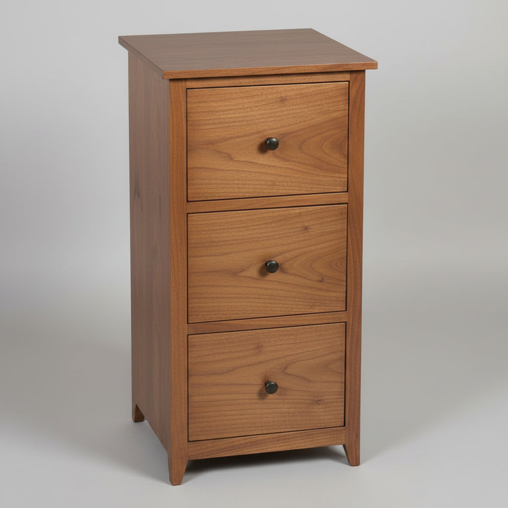 Amish Sierra Shaker 2-Drawer File Cabinet 3-Drawer File 2-Drawer File Cabinets Contemporary Shaker