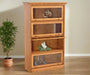 Amish Shaker Barrister Bookcase - Multiple Sizes Barrister Bookcases Shaker