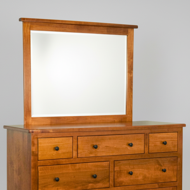 Amish Shaker Dresser (Optional Mirror) — Our Family Craft Shop