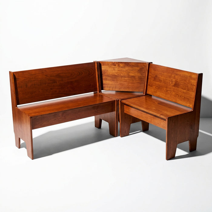 Amish Economy Corner Nook Set Breakfast Nooks Shaker