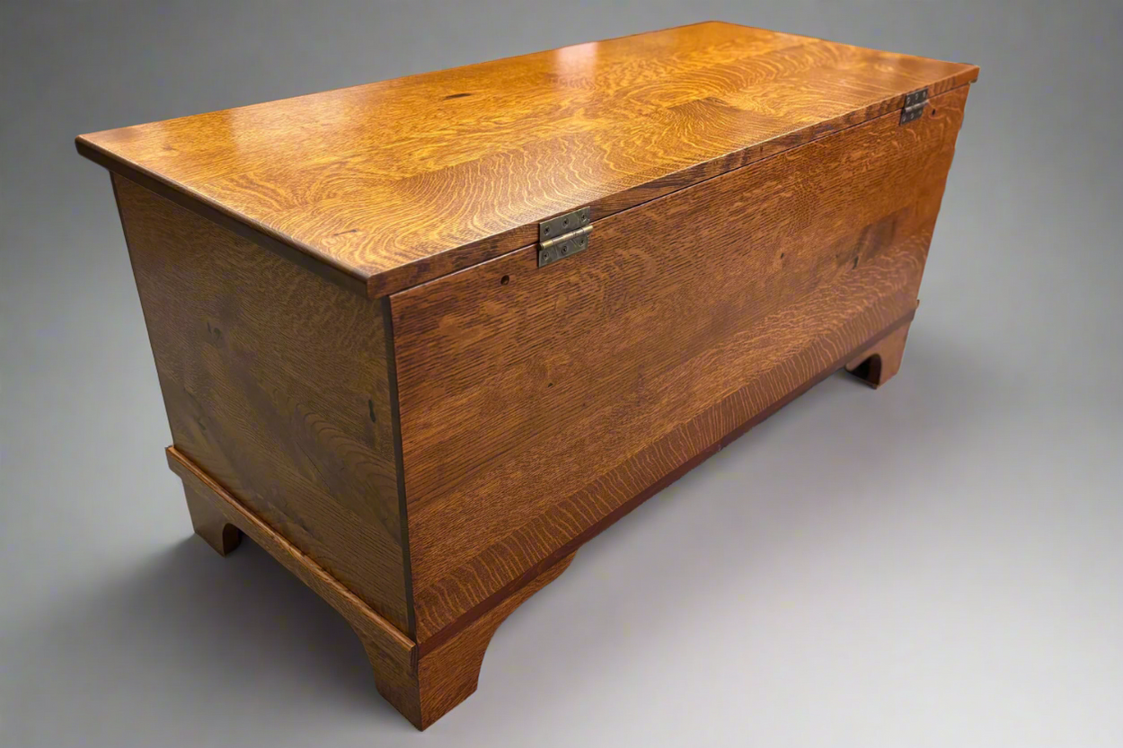 Amish Shaker Flat Top Cedar Chest - Heirloom Hand Built Cedar Chests ...