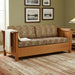 Amish Shaker High Back Sleeper Sofa - Quality Fabrications - Amish Made stickley Mission Style Sleeper Sofa