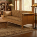 Amish Shaker High Back Sofa - Quality Fabrications - Amish Made Stickley Mission Style Sofa