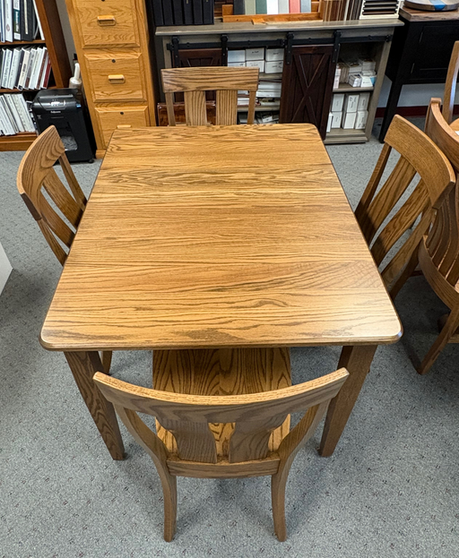 Amish Shaker Leg Table and Kinglet Chairs