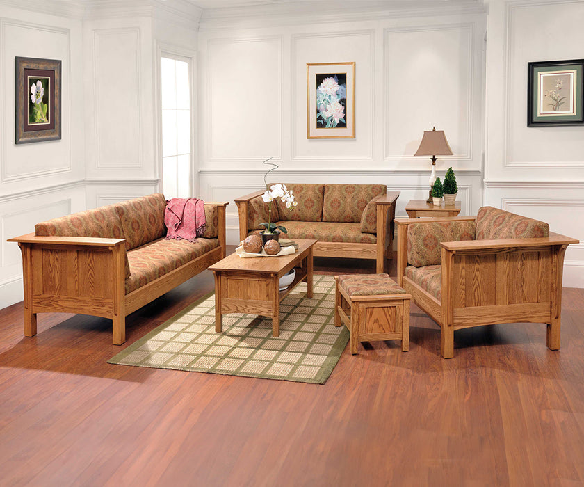 Amish Shaker Living Room Group - Quality Fabrications - Stickley Mission Style Living Room Furniture