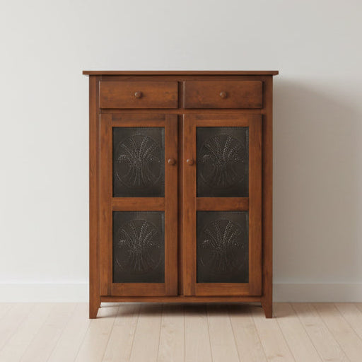Standard Hardware: Wooden Knobs
2 Adjustable Shelves
3/8" Inset Doors
Dovetailed Drawers
All Drawers on Full Extension Slides