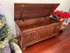 Amish Shaker Raised Panel Cedar Chest | Cherry 106 Acres Stain
