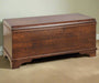 Shaker Waterfall Top Cedar Chest Amish Made Front Facing