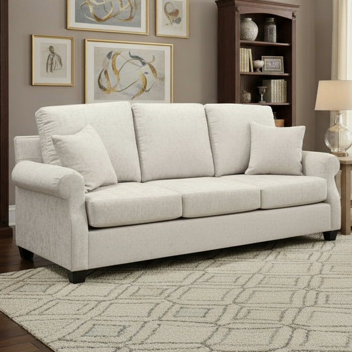 Amish Shannon Sofa Stationary Sofas Contemporary Indoor Fabric Modern Weaver's Fabrics