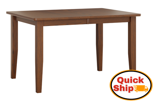 Amish Shawnee Leg Dining Table Set - Solid Oak, Hickory, or Maple - Ready in 3 Days - Quick Ship 3