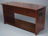 Shoe Storage Entryway Bench Amish Built OCS 113 Michaels on Solid Oak Front Facing