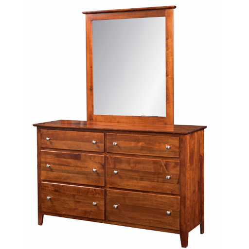 Amish Shoreview Dresser - Brown Maple