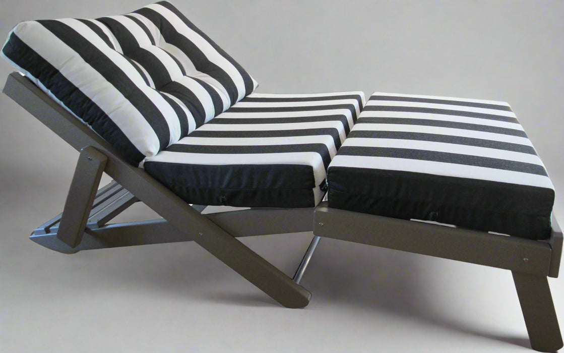 Amish Siesta Caribbean Twin Daybed - Sunbrella Fabric - Tangent Poly - Twin Size Photo