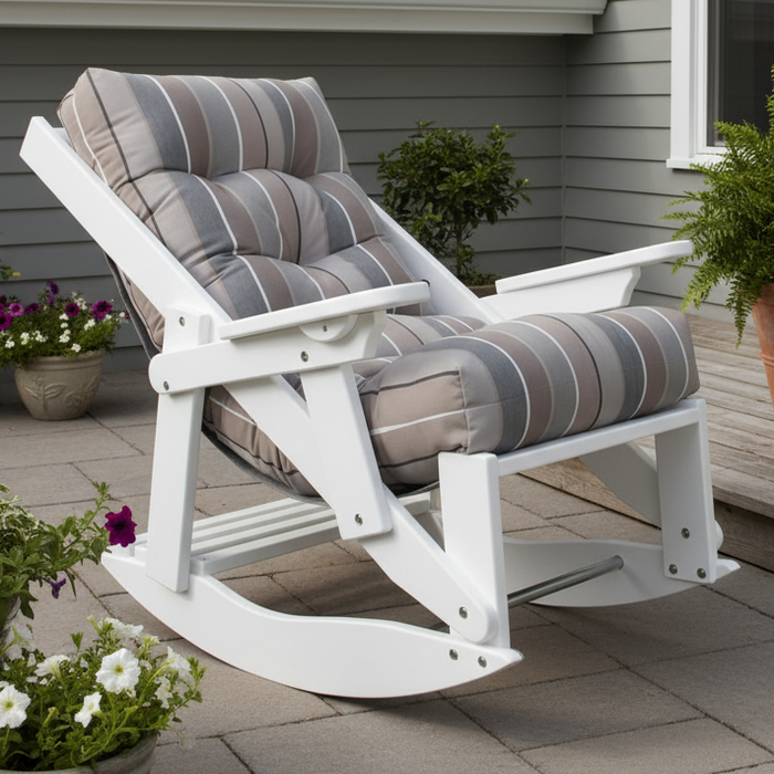 Amish Siesta High Back Rocking Chair