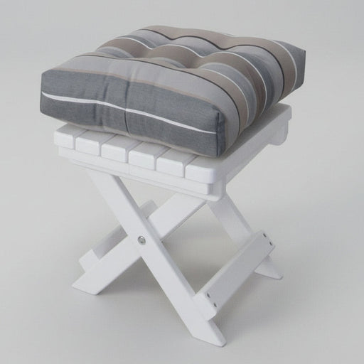 Amish Siesta Ottoman Foot Rest with Velcro Fabric Top