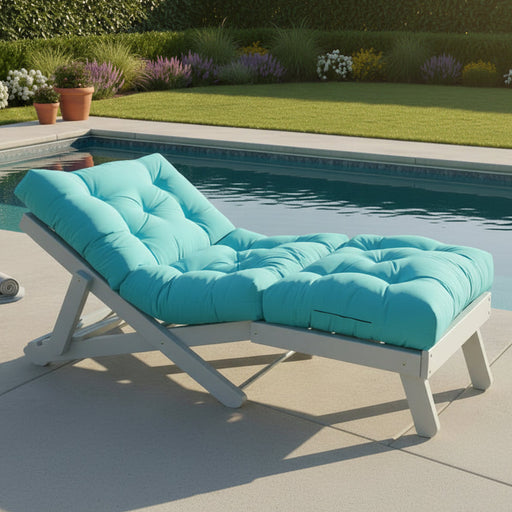 Amish Siesta Twin Size Daybed - Light gray Poly - Secondary Photo with Background