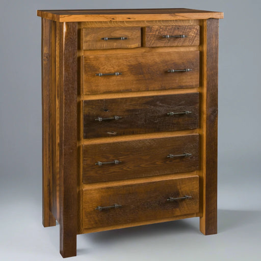 Amish Silverton Chest of Drawers - Farmhouse Reclaimed Barnwood Urban Barnwood Furniture