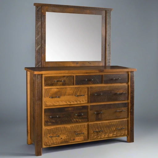 Amish Silverton Dresser Reclaimed Barnwood - Farmhouse Dresser Urban Barnwood Furniture