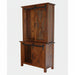 Sliding Barn Floor 2-Door Hutch - Rough Sawn 2-Door Hutches Farmhouse Rough Sawn