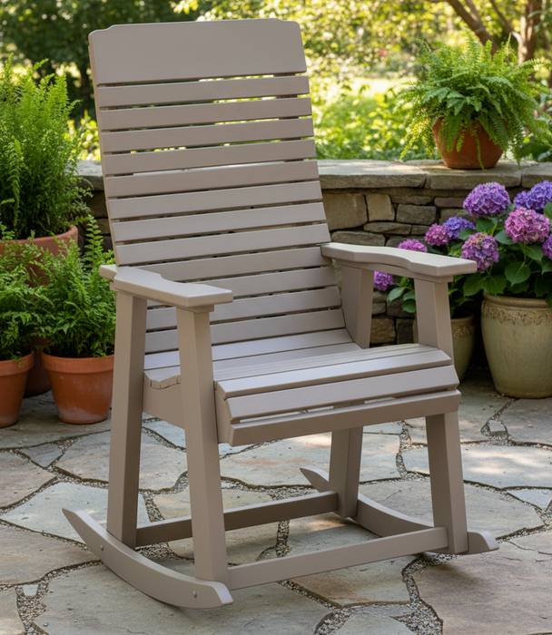 Amish Slipper Rocking Chair Amish outdoor Poly Furniture