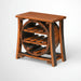Amish Small Whiskey Barrel Wine Bottle Holder