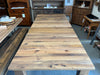 Amish Smooth Reclaimed Barnwood Dining Table Sample Urban Barnwood Furniture 