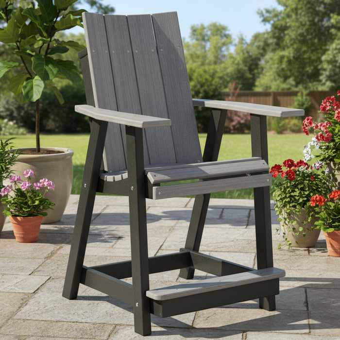 Levi Leisure Contemporary Balcony Chair Amish Contempo Balcony Chair Front Facing