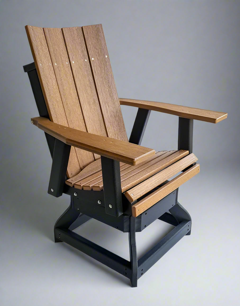 Amish Poly Swivel Dining Chair Contemporary Style with Amish Polywood