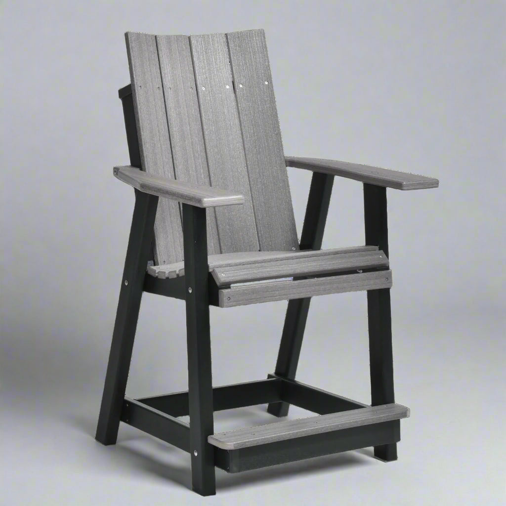 Levi Leisure Contemporary Counter Chair Amish Poly Contemporary Counter Chair Front Facing