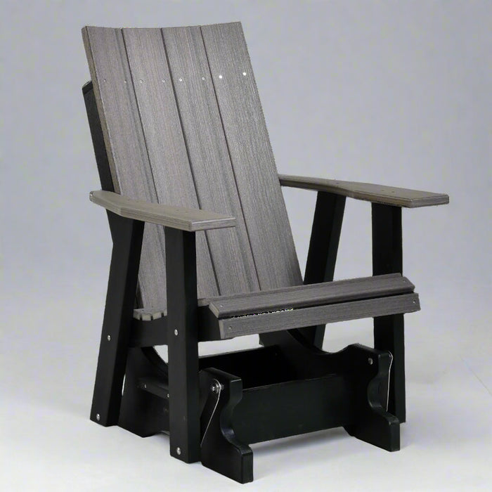 Levi Leisure Contemporary Glider Amish Contempo Glider Front Facing