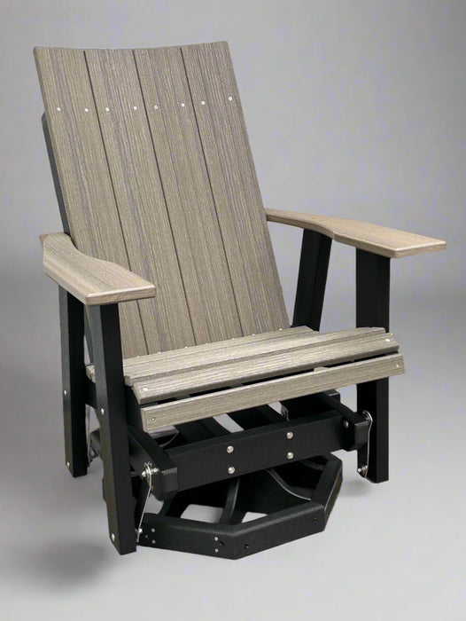 Levi Leisure Contemporary Swivel Glider Amish Poly Contempo Swivel Glider Front Facing