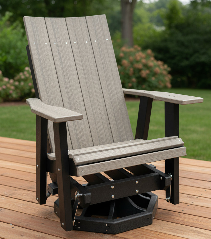 Amish Sonoma Swivel Glider