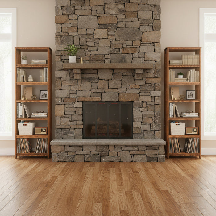 Amish Spindle Open Bookcase