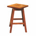 Amish Square Seat Mission Barstool with Swivel Seat  