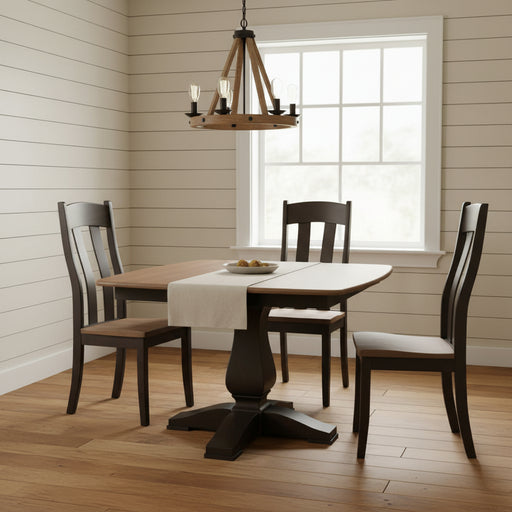 Amish Stacy Single Pedestal Table Single Pedestal Tables Contemporary Traditional