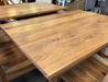 Amish Stanton X-Base Dining Set - Lamar Dining Chairs - Solid Hickory Wood Dining Set 2