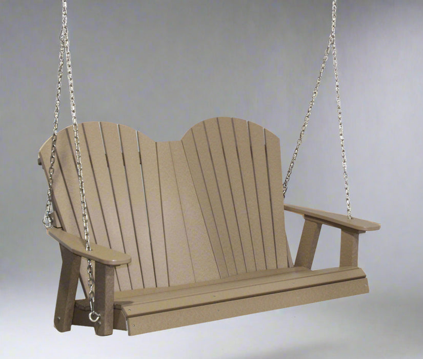 Amish Sterling Adirondack 4' Swing - All Weatherwood Poly Color - Main Photo