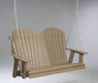 Amish Sterling Adirondack 4' Swing - All Weatherwood Poly Color - Main Photo
