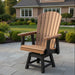 Amish Sterling Adirondack Swivel Dining Chair
Amish Made Poly Furniture
Made With HDPE Weather Resistant, Eco-Friendly Material
Rust Proof Stainless Steel Hardware
Maintenance Free!
Choose From 20+ Colors &amp; Color Combinations
360 Degree Swivel!
Overall: 26" Wide x 26" Deep x 42" High
Seat: 20.5" Wide x 18" Deep x 18" High
Also Available in Counter &amp; Bar Height