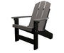 Summertown Chair Charcoal on Black Amish Made Hershey way Outdoor Furniture Front Facing 